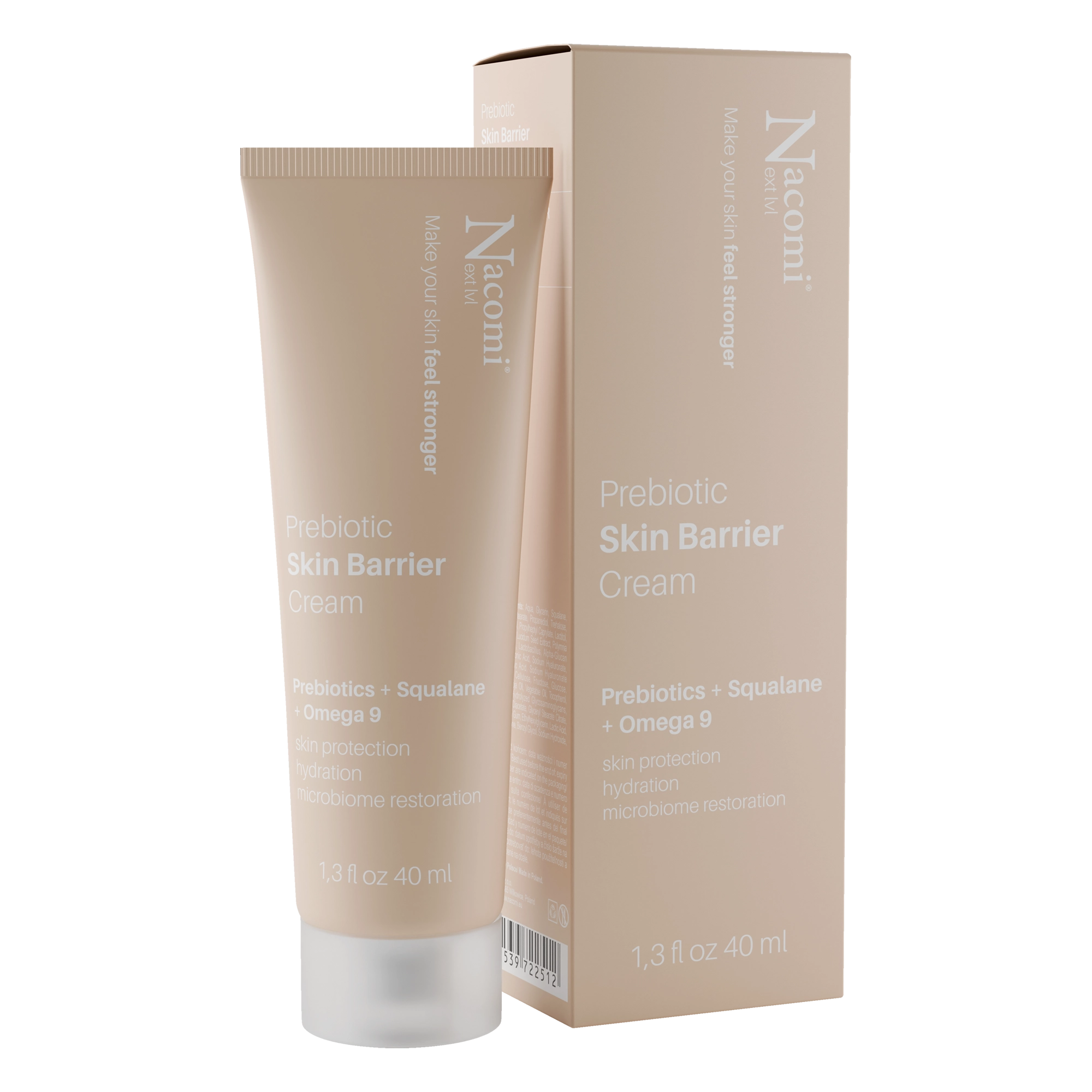 Nacomi Next Lvl - Crema ultra-hidratante con prebióticos, escualano y Omega 9 - 40ml.webp