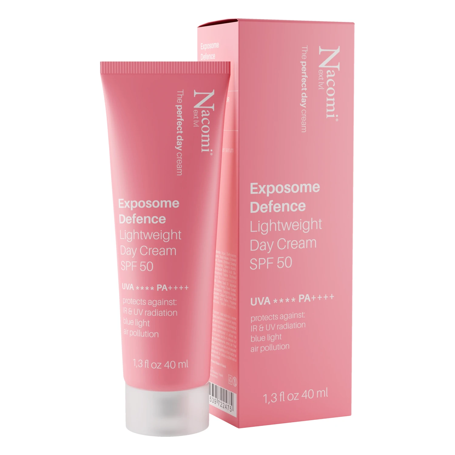 Nacomi Next Lvl - Crema de día ligera SPF 50 - 40ml 1.webp