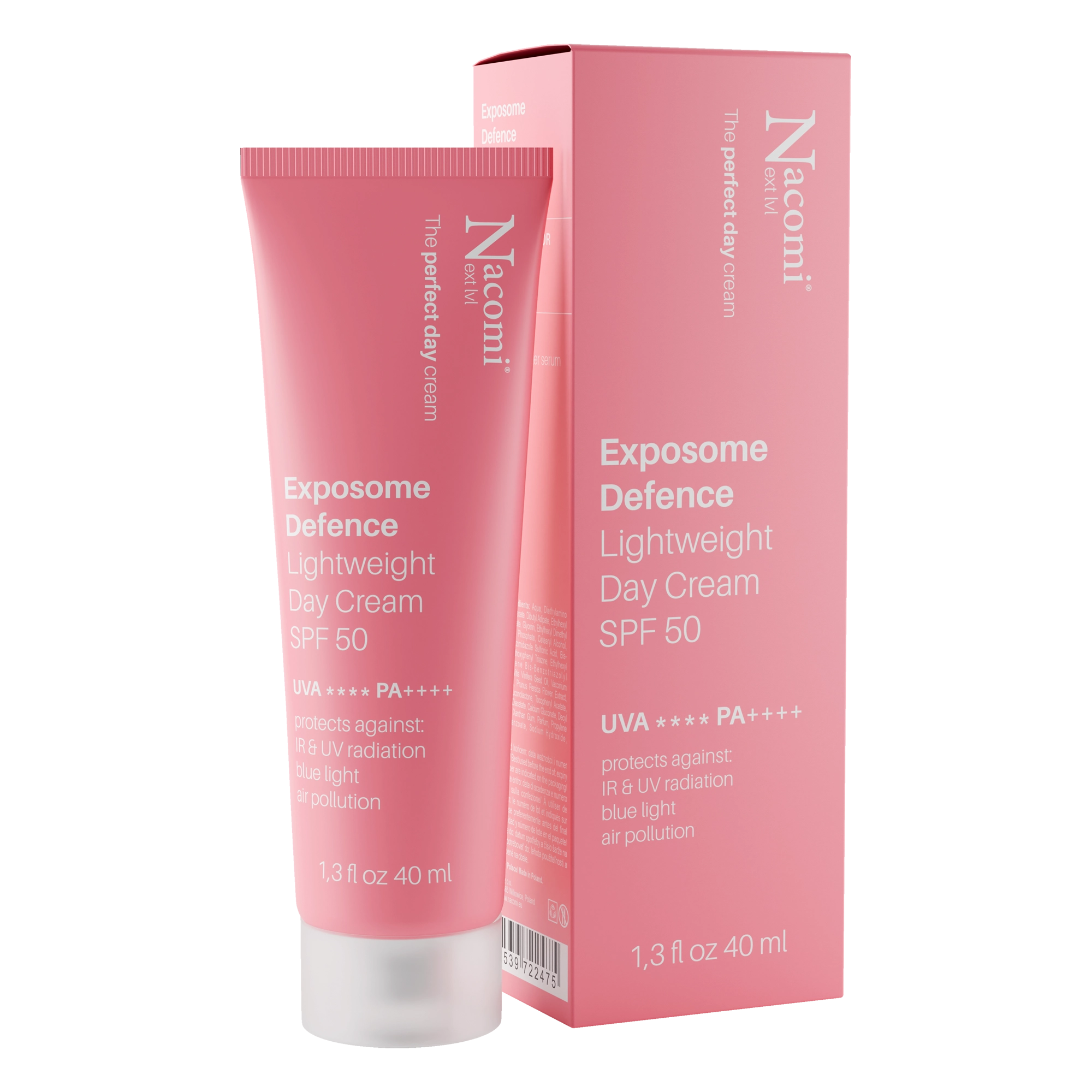 Nacomi Next Lvl - Crema de día ligera SPF 50 - 40ml 1.webp