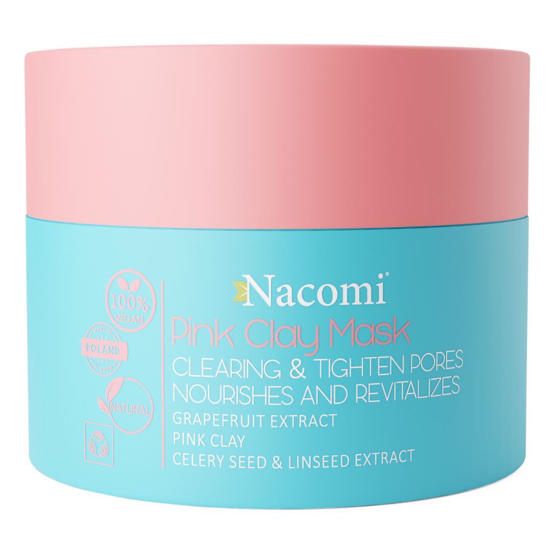 Maska różowa oczyszczająco - ściągająca Pink Clay Mask 50ml  RÓŻOWA GLINKA