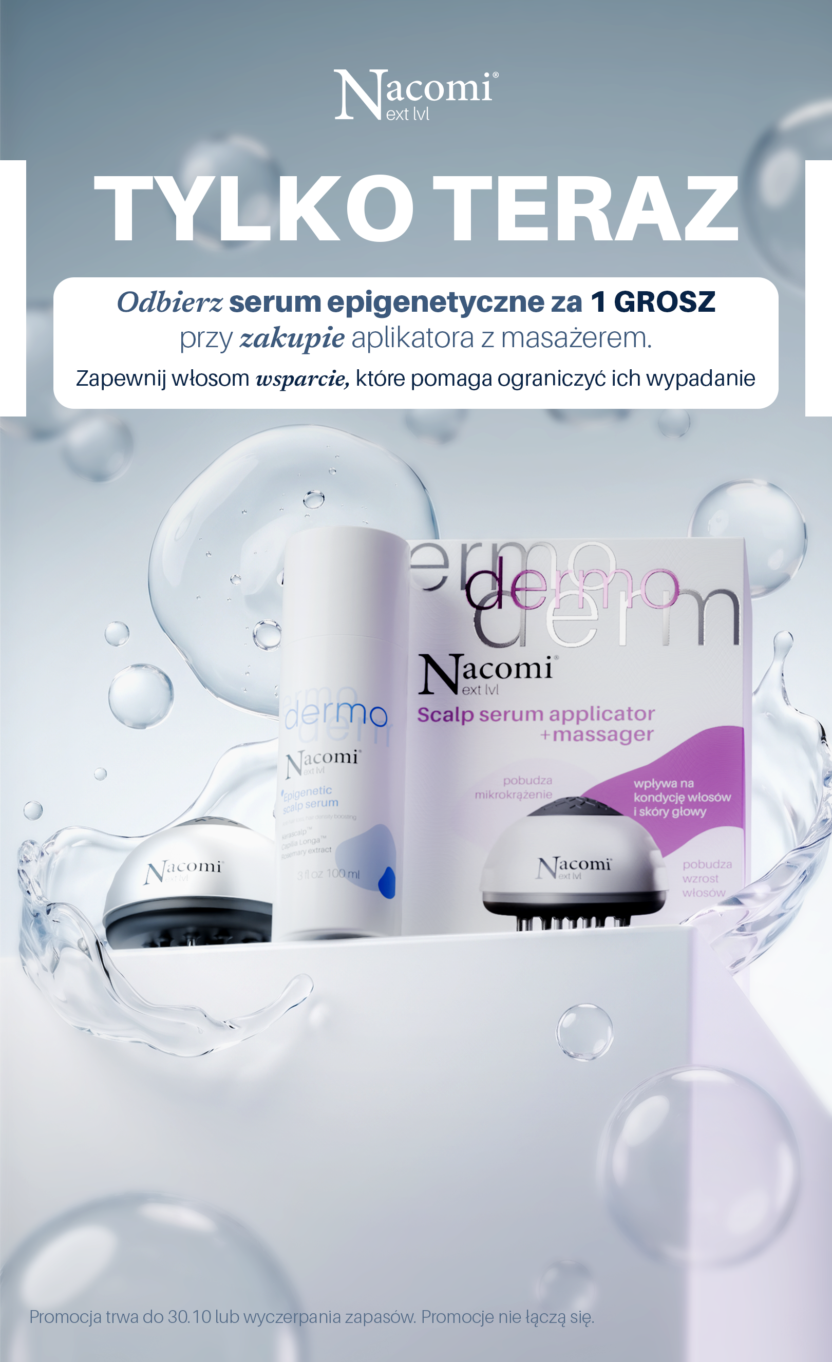 Aplikator 2w1 w zestawie z Serum 